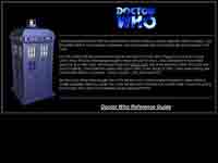 Doctor Who Reference Guide