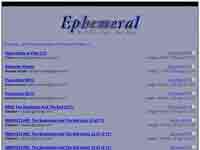 Ephemeral